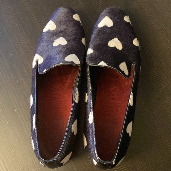 Burberry loafers - 36 - navy with white hearts - Picture 2 of 5